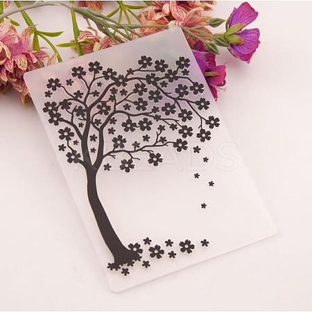 Plastic Fondant Stencil DIY-WH0221-05E-1