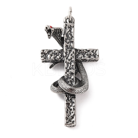 316 Surgical Stainless Steel Big Pendants STAS-Z073-55AS-01-1