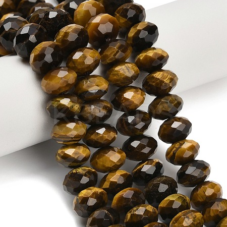 Natural Tiger Eye Beads Strands G-C259-A01-6x10mm-02-1