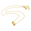 Ion Plating(IP) 304 Stainless Steel Pendants Necklace for Women NJEW-A027-05G-2