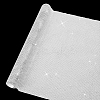 Aluminum Rhinestone Mesh Wrap Roll FIND-WH0421-14-7