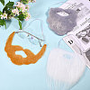 Fibre Beard for Masquerade Cosplay Costume Props Supplies DIY-WH0504-705-5