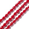 Faceted Glass Beads Strands GLAA-E037-02D-1