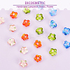 DICOSMETIC 32Pcs 4 Colors Handmade Lampwork Beads LAMP-DC0001-08-4