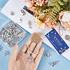 72Pcs 12 Styles Tibetan Style Alloy Charms FIND-SC0007-72-3