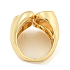 Brass Clear Cubic Zirconia Adjustable Rings RJEW-L121-022G-3