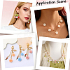 60Pcs Dyed Synthetic Coral Flower Charms PALLOY-BM00009-7