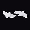 Eagle Shape Natural White Jade Gemstone Pendants G-P563-05E-3
