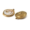 304 Stainless Steel Enamel Pendants STAS-I371-04G-01-2