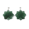 Natural Green Aventurine Pendants G-T144-12H-1