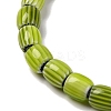 Handmade Lampwork Chevron Beads Strands X-LAMP-K041-01B-26-4