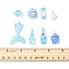 16Pcs 8 Styles Marine Organism Resin Pendants RESI-FP0001-32-2