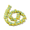 Heart Handmade Lampwork Beads Strands LAMP-G150-01C-3