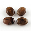 Oval Imitation Gemstone Acrylic Beads X-OACR-R047-15-1