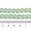 Spray Painted Glass Round Bead Strands LS-DGLA-Q015-8mm-22-2