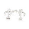 Silver Color Plated Alloy Letter Pendants LS-PALLOY-J718-01S-Y-1