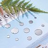 304 Stainless Steel Stamping Blank Tag Pendants STAS-PH0019-28P-2