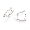 Brass Hoop Earring Findings KK-N267-23B-P-3