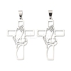 201 Stainless Steel Pendants STAS-K310-01A-P-1