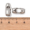 Tarnish Resistant Stainless Steel Ball Chain Connectors STAS-L018B-P-4