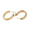 304 Stainless Steel Oval Hoop Earrings for Women EJEW-Q781-05G-2