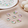 20Pcs Clear Glass Charms GLAA-LP0001-16-1