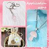 10Pcs Natural Rose Quartz Pendants G-UN0001-18A-6