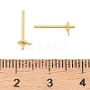 925 Sterling Silver Flat Round Stud Earrings Findings STER-B010-01A-G-3