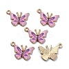 Alloy Enamel Printed Pendants ENAM-CJC0006-66C-2