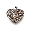 Printed 304 Stainless Steel Pendants STAS-K252-08P-1
