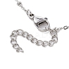 304 Stainless Steel Round Cabochon Setting Bracelets BJEW-JB11090-02-4