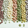 7 Strands 7 Colors Handmade Polymer Clay Beads Strands CLAY-AR0001-34-4