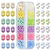 Opaque & Transparent Acrylic Beads MACR-YW0003-16-1
