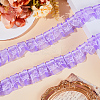 12.5 Yards Double Layers Polyester Lace Trim OCOR-GF0003-11D-4