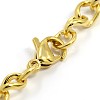 Fashionable 304 Stainless Steel Side Twisted Chain Bracelets X-STAS-A028-B073G-2