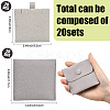 20Pcs Microfiber Jewelry Pouches ABAG-SP0001-48D-2