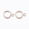 Ion Plating(IP) 304 Stainless Steel Ring Toggle Clasps STAS-E127-04RG-1