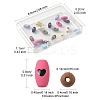20Pcs 10 Colors Spray Painted Alloy Beads FIND-FS0004-62-4