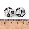 Polymer Clay Pave Rhinestone Beads RB-T018-02C-3