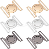 6Sets 3 Colors Zinc Alloy Side Release Buckles FIND-BC0002-43-1