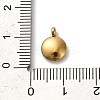 304 Stainless Steel Black Enamel Charms STAS-R009-01G-G-3