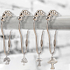 12Pcs 4 Styles Zinc Tibetan Style Alloy Pendants FIND-SP0004-40AS-4