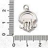 Rack Plating Brass Pendants KK-A268-14P-02-3