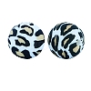 Silicone Beads Loose Silicone Beads Kit Leopard Print Silicone Beads for Keychain Making Bracelet Necklace FIND-SZC0014-167-1