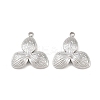 304 Stainless Steel Pendants STAS-P424-08P-1