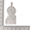 Non-Tarnish 201 Stainless Steel Pendants STAS-A094-01A-P-3