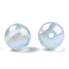 ABS Plastic Imitation Pearl Beads PACR-N013-01B-01-1