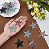 20Pcs 10 Colors Plastic Clothing Patches FIND-GF0008-92-1-3