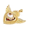 Brass Micro Pave Cubic Zirconia Enamel Pendants KK-L244-05G-02-2