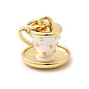 Brass Enamel Charms KK-A268-11G-03-1